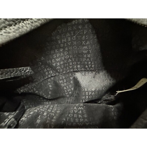 Kate Spade Black Pebbled Leather Handbag Crossbody - Picture 5 of 10
